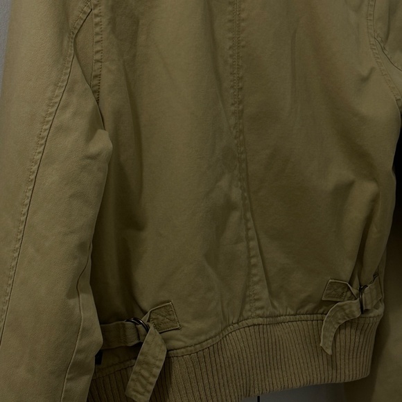 Vintage Abercrombie & Fitch Workwear bomber zip jacket cotton XS - Picture 2 of 8